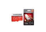 Samsung EVO Plus Micro SD SDXC Memory Card UHS-1 U3 100MB/s Class 10 with SD Card Adapter - 64GB